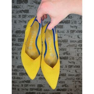 Rothy | women yellow pointed toe flats